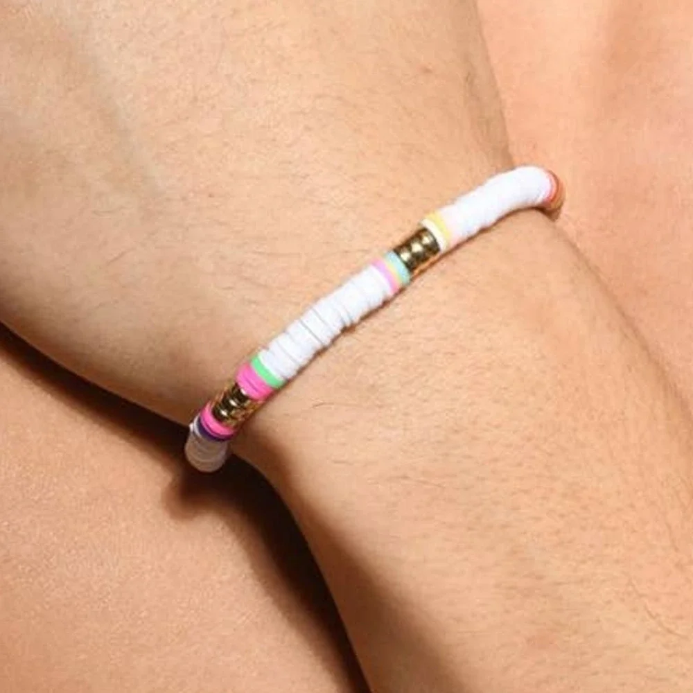 Andrew Christian Beach Bracelet White One Size Fits All